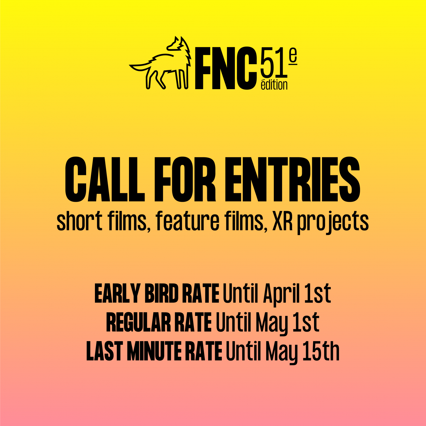 experimental cinema call for entries